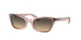 Lentes De Sol Rb Lady Burbank Rb2299 Rosa Transparente Café