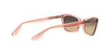 Lentes De Sol Rb Lady Burbank Rb2299 Rosa Transparente Café