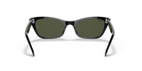 Lentes De Sol Rb Lady Burbank Rb2299 Negro Brilloso Verde G15