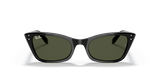 Lentes De Sol Rb Lady Burbank Rb2299 Negro Brilloso Verde G15