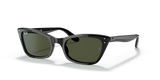 Lentes De Sol Rb Lady Burbank Rb2299 Negro Brilloso Verde G15