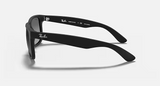 Lentes De Sol Rb Justin Rb4165n Negro Mate-Gris Polarizado