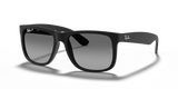 Lentes De Sol Rb Justin Rb4165n Negro Mate-Gris Polarizado