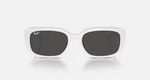 Lentes De Sol Rb4421D Bio-Based Blanco Negro