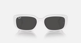 Lentes De Sol Rb4421D Bio-Based Blanco Negro