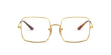 Lentes Rb Square Retro Rb1971n Dorado Oftalmológico