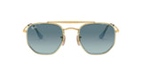 Lentes De Sol Rb Marshal II Rb3648M Dorado Azul Degradado