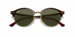 Lentes De Sol Rb Clubround Rb4246n Carey Dorado Verde G15