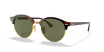 Lentes De Sol Rb Clubround Rb4246n Carey Dorado Verde G15