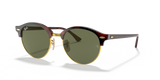 Lentes De Sol Rb Clubround Rb4246n Carey Dorado Verde G15