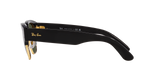 Lentes De Sol Rb Mega Clubmaster Rb0316s Negro Dorado Verde G15