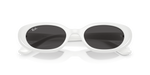 Lentes De Sol Rb4441D Bio-Based Blanco Negro
